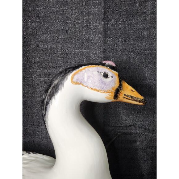 Mottahedeh Design Duck Goose Tureen Covered Dish Chinese soup Lid Italy Italian - Picture 7 of 12